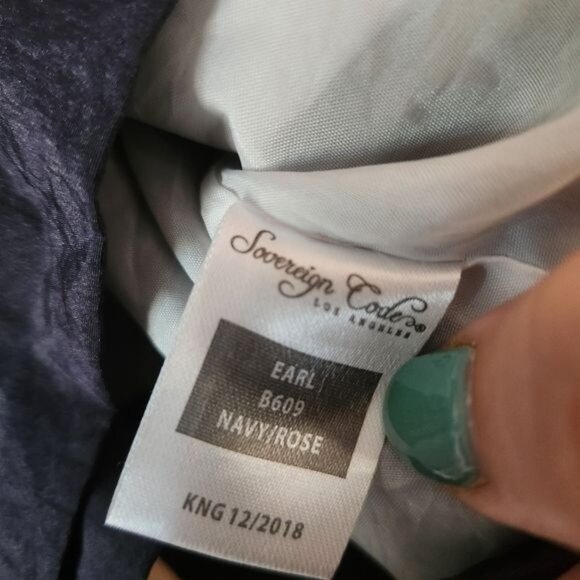 Sovereign Code Los Angeles Medium Pink Blue Windbreaker Retro Jacket - Picture 6 of 6